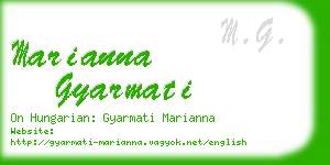 marianna gyarmati business card